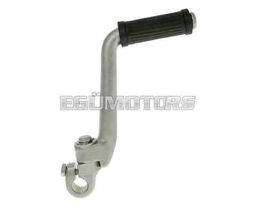 kickstart lever silver for Derbi D50B0, EBE