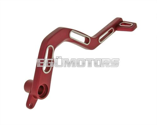 brake pedal aluminum red for Derbi Senda DRD, SM, X