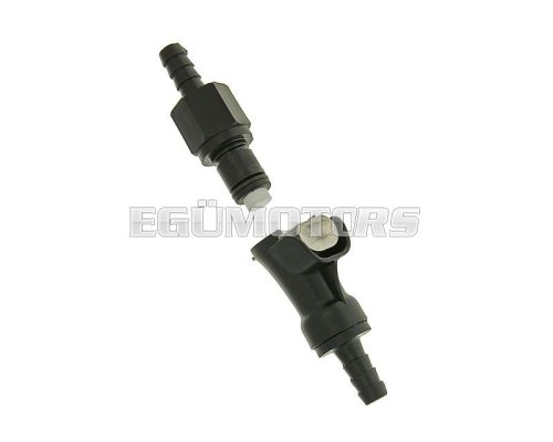 fuel hose coupling black 6mm