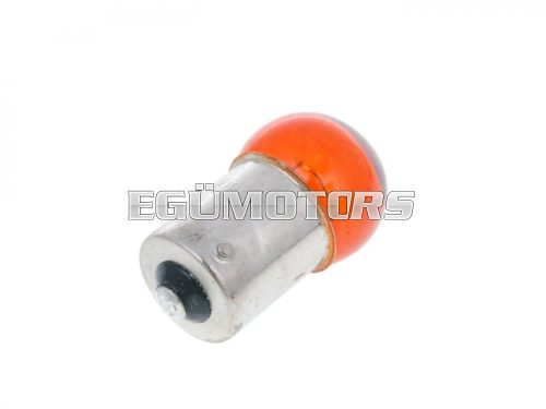 turn signal bulb R10W BA15s 12V 10W orange