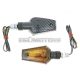 indicator light set M10 thread carbon look Beamer smoked, short version