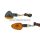 indicator light set M10 thread carbon look Doozy orange, short version