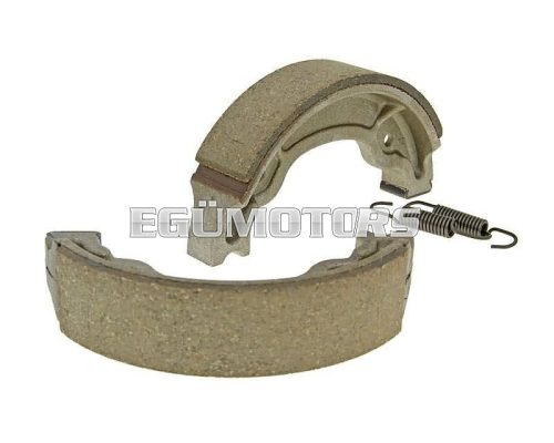 brake shoe set 130x28mm for drum brake for Aprilia Scarabeo 100 2-stroke, MBK Booster 100, Yamaha Aerox 100