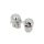 valve cap set Skull chrome - universal