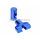 brake cable adjuster set M6 thread aluminum blue - universal