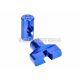 brake cable adjuster set M6 thread aluminum blue - universal