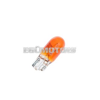   Vparts Irányjelző izzó narancssárga üvegburkolattal, WY5W W2,1x9,5d 12V 5W