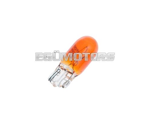 turn signal bulb orange with glass base WY5W W2,1x9,5d 12V 5W