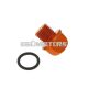 oil filler screw / oil screw plug aluminum orange in color incl. o-ring for Minarelli