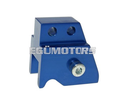 shock extender CNC 2-hole adjustable mounting - blue for Minarelli