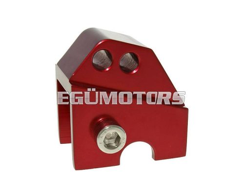 shock extender CNC 2-hole adjustable mounting - red for Piaggio