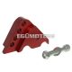 shock extender CNC 4-hole adjustable mounting - red for Minarelli horizontal