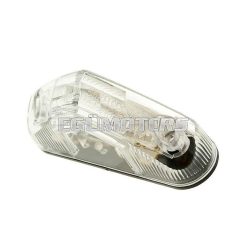   tail light LED transparent 83x22mm with license plate illumination E-marked universal