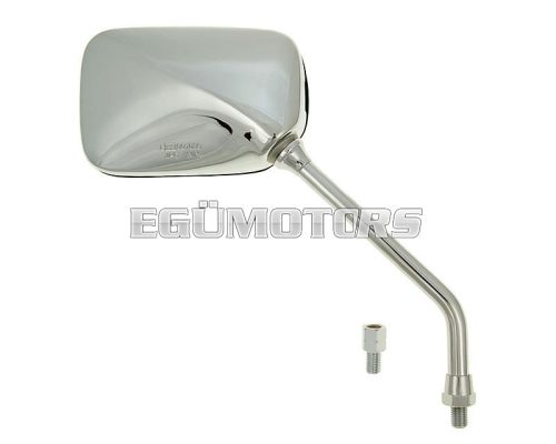 mirror right M10 chrome - universal