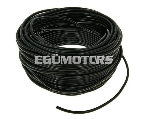 vacuum hose / oil tube CR black 50m reel - 2.5x5mm