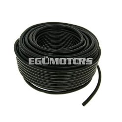   fuel hose black chloroprene rubber 50m reel - 6mm inner, 10mm outer diameter