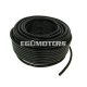 fuel hose black chloroprene rubber 50m reel - 6mm inner, 10mm outer diameter