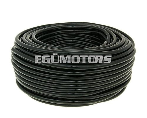 fuel hose black 50m reel - 5mm inner, 9mm outer diameter