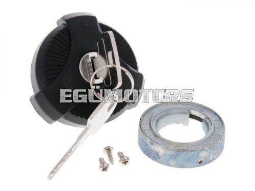 fuel / gas tank lock with two keys for Vespino AL, ALX, XE, Ciao, Mobylette, Peugeot moped