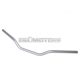 motorcycle handlebar classic aluminum matt silver 22mm - 730mm