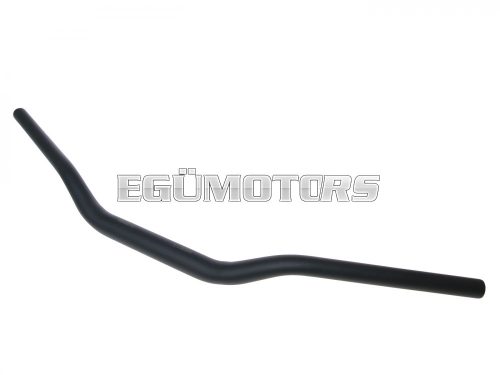 motorcycle handlebar tapered aluminum matt black 28.6mm - 725mm