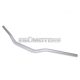 motorcycle handlebar tapered aluminum matt silver 28.6mm - 725mm