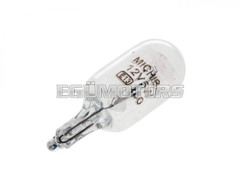 turn signal bulb with glass base W5W W2,1X9,5D 12V 5W