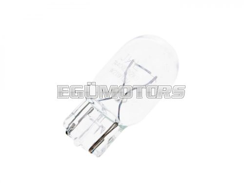 turn signal bulb white with glass base W21W W3x16d 12V 21W