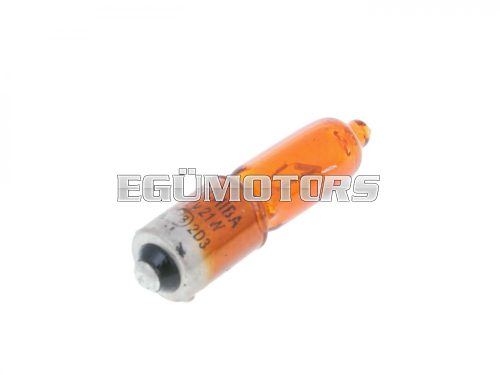 turn signal bulb orange H21W BAY9s 12V 21W