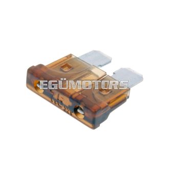 Vparts Lapos pengés biztosíték 19,2mm 7,5A barna