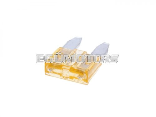 mini blade fuse flat 11.1mm 5A beige in color