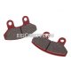 brake pads organic for SYM 50, 125, 150, 200