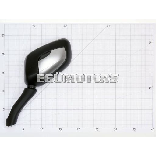 Vparts Tükör bal, E-jelölés, SYM Euro MX, Shark, VS 125, 150