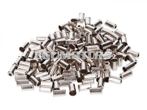 bowden cable end cap metal 6mm 150 pieces