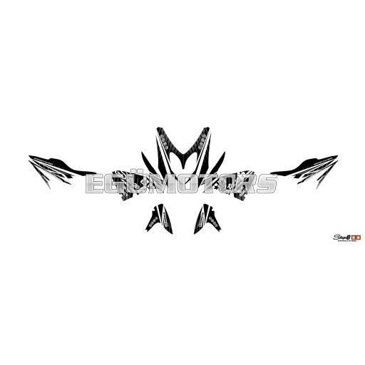 Stage6 matrica szett Yamaha Aerox 2013-ig, fehér