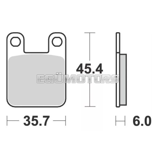 Stage6 Sport fékbetét, S11, Derbi / Peugeot / Rieju