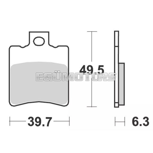 Stage6 Racing fékbetét, Yamaha Aerox
