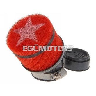 Stage6 csavart légszűrő, Piros, 44 mm