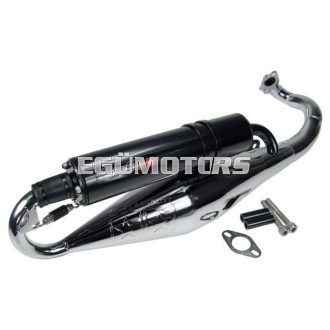 Stage6 Pro Replica kipufogó, Króm, Suzuki/Morini