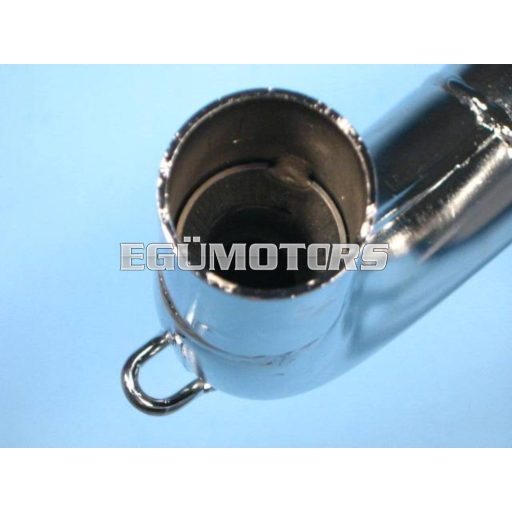 Stage6 Pro Replica kipufogó, Króm/karbon, Piaggio