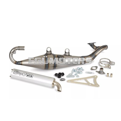 Stage6 Pro Replica MK2 kipufogó, Minarelli fekvő, alu