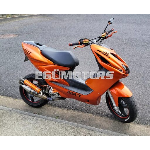 Stage6 Pro Replica MK2 kipufogó, Minarelli fekvő, narancs