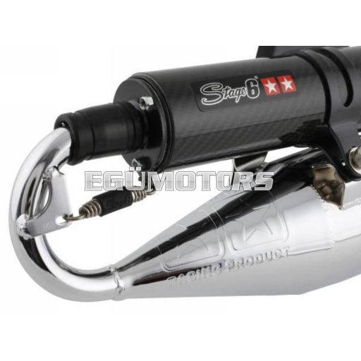 Stage6 Pro Replica kipufogó, Króm/karbon, Min. á.