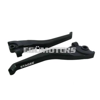 Stage6 SSP CNC DualColor Fékkar, Aerox, Fekete