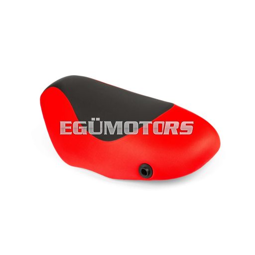 STR8 ülés fekete / piros, Piaggio Zip (2000-től)