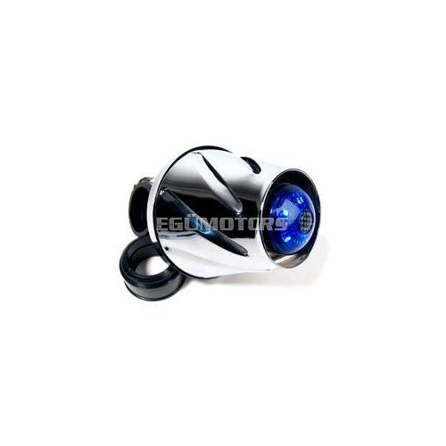 Helix LEDes légszűrő, Króm-kék ledekkel