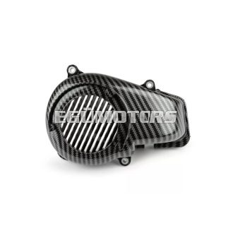   STR8 hűtőventilátor burkolat karbon, Minarelli álló (2004-től)
