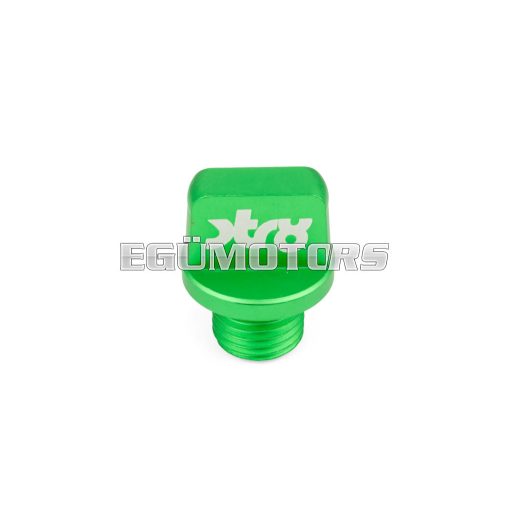 STR8 olajbetöltő sapka New Style, alu, zöld, Minarelli