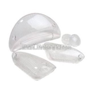   STR8 fehér lámpabúra szett, Aerox 99-től, STR-620.01/WH-CE