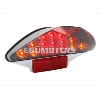   STR8 Black-line LED-es hátsólámpa irányjelzővel Aerox / Nitro